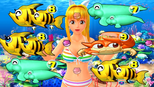 パチンコPA新海物語の水着変更画像