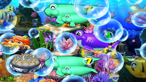 パチンコPA新海物語の押下泡画像
