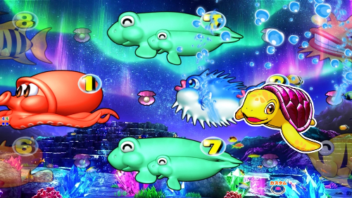 パチンコPA新海物語のカメ1匹画像