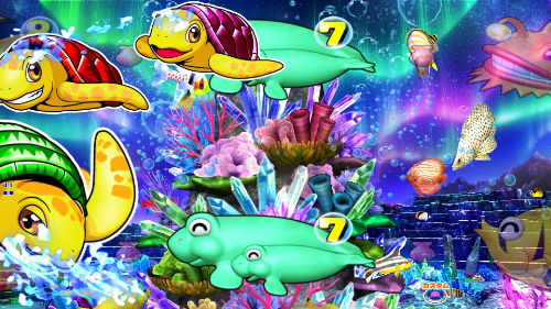 パチンコPA新海物語のカメ旋回画像