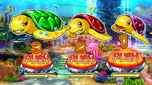 パチンコPA新海物語のカメボタン画像