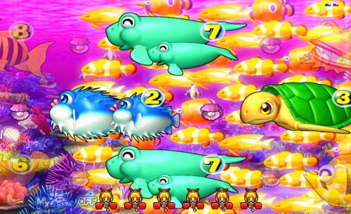 パチンコPA海物語3R2スペシャルの金魚群