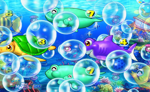 パチンコPA海物語3R2スペシャルの泡予告
