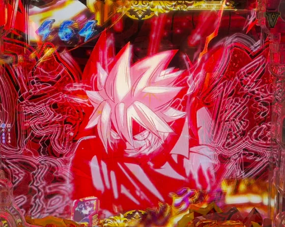 魔王降臨リーチ イルミ発光（赤）