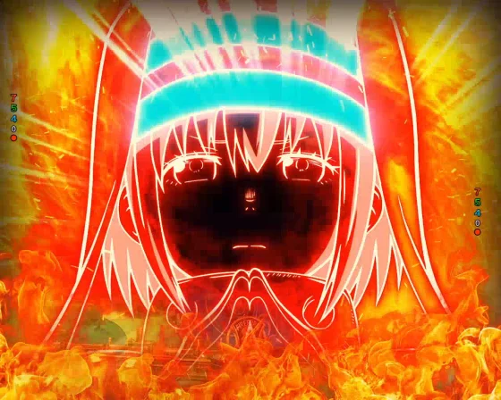 リーチ後キャラフラッシュ予告