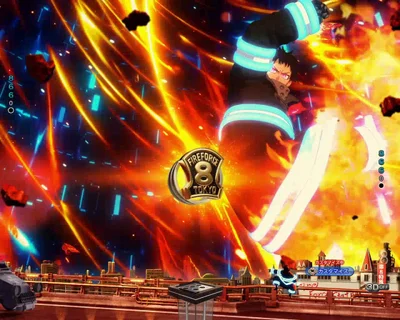 パチンコeフィーバー炎炎ノ消防隊2 シンラver.のシンラ保留変化予告