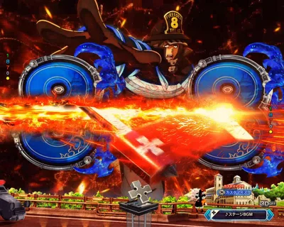 パチンコeフィーバー炎炎ノ消防隊2 シンラver.のリーチライン予告