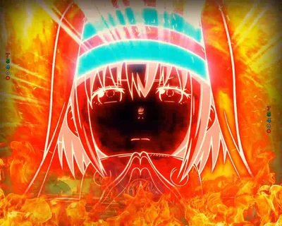 パチンコeフィーバー炎炎ノ消防隊2 シンラver.のリーチ後キャラフラッシュ予告