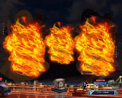 パチンコeフィーバー炎炎ノ消防隊2 シンラver.の図柄炎SU予告