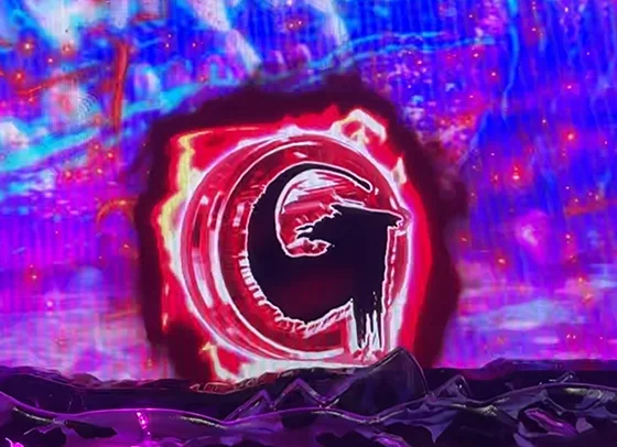GODZILLA7(ゴジラ/パチンコ)の保留変化予告(赤)
