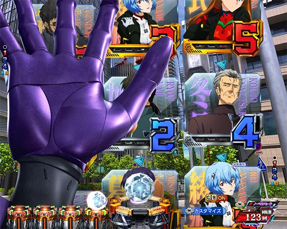 e ゴジラ対エヴァンゲリオン2 超デカゴールドの初号機保留変化予告