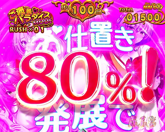 お仕置き前兆予告（80%）