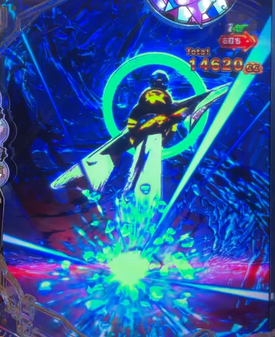 パチンコeマギアレコード 魔法少女まどか☆マギカ外伝のやちよ保留変化予告画像