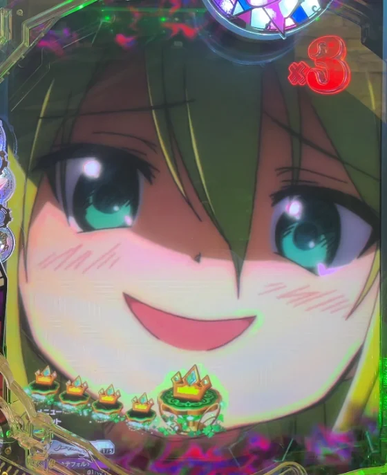 パチンコeマギアレコード 魔法少女まどか☆マギカ外伝のアリナアメイジング予告画像