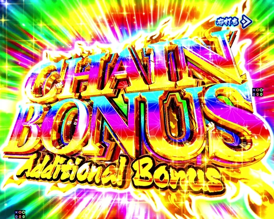 CHAIN BONUSの突入画面