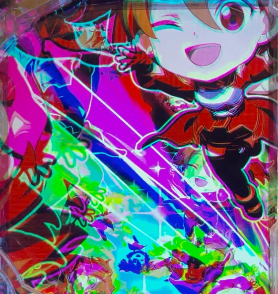 パチンコeソードアート・オンライン 閃光の軌跡 99Ver.のシリカ一発告知画像