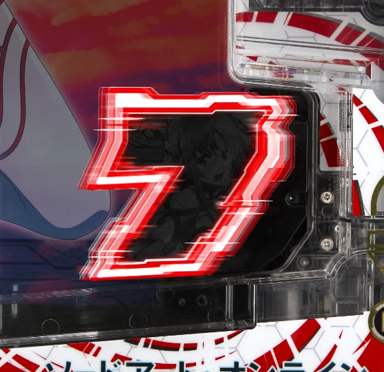 パチンコeソードアート・オンライン 閃光の軌跡 99Ver.の7ブル演出画像