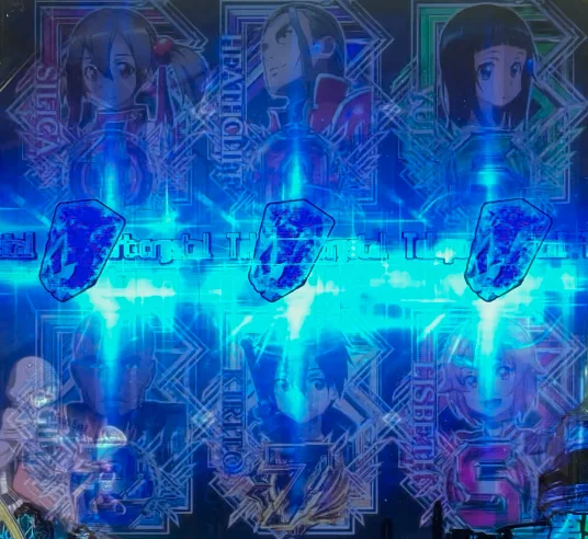 パチンコeソードアート・オンライン 閃光の軌跡 99Ver.の転移結晶図柄予告画像