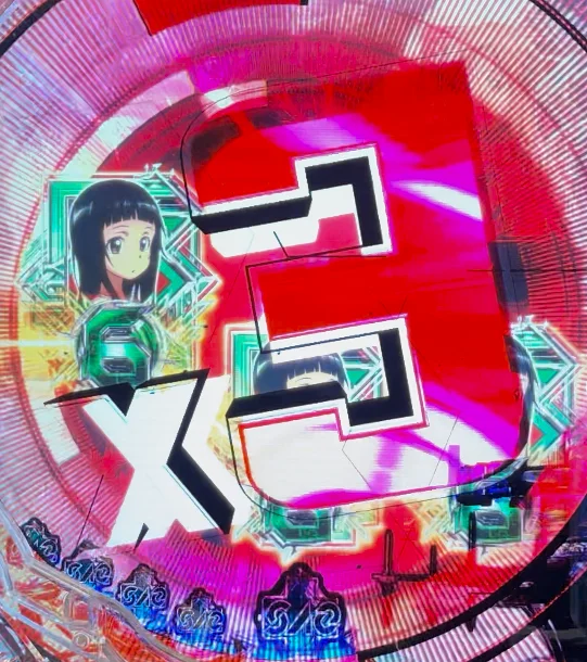 パチンコeソードアート・オンライン 閃光の軌跡 99Ver.のソードスキル連続予告画像