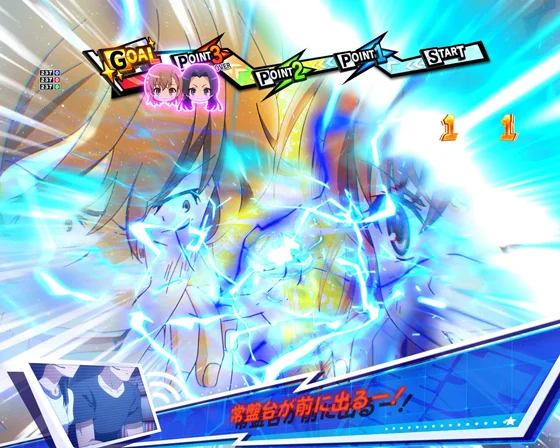 とある祭りの二人三脚中チャンスアップ予告