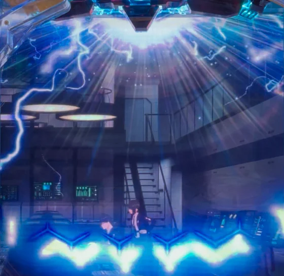 パチンコe ULTRAMAN 4500超ライトのカラータイマー予告画像