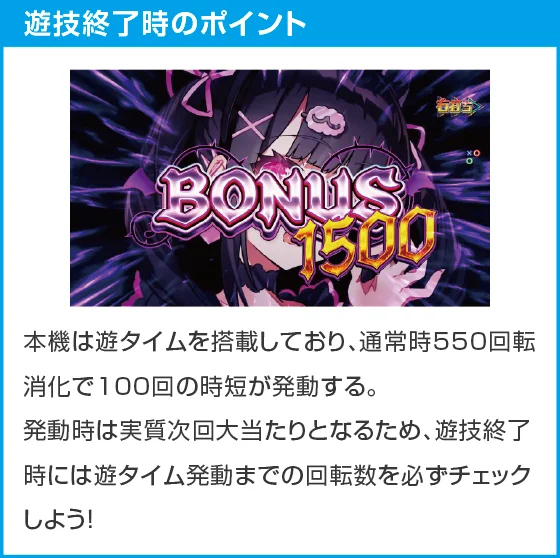 遊技終了時のポイント
