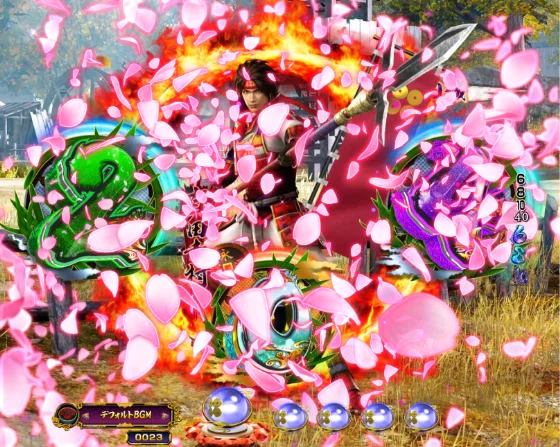 デカスタP戦国無双100ver.の桜吹雪の画像