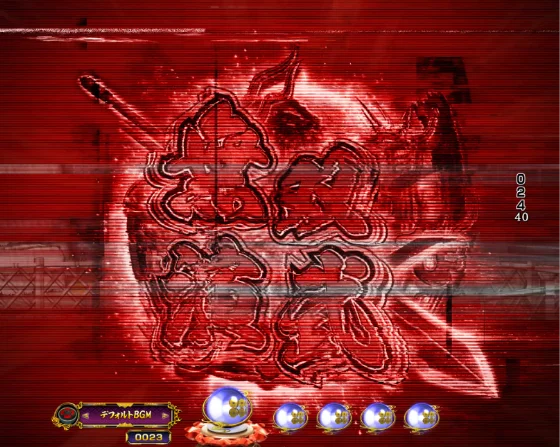 デカスタP戦国無双100ver.の無双演舞煽り演出の画像