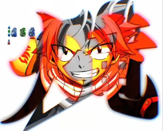 フェアリーテイル 超一夜の通常時の先フラッシュ（ナツ）