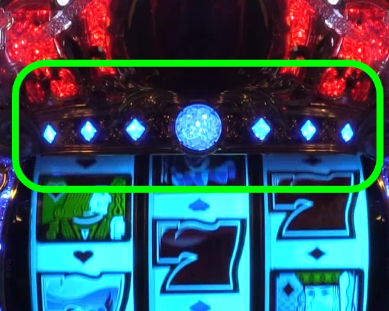 パチンコPフィーバークィーンⅡの宝玉ランプ予告
