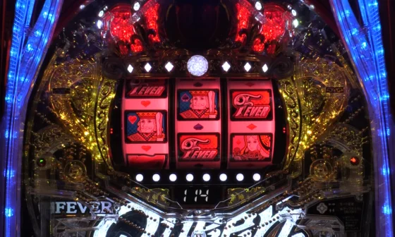 パチンコPフィーバークィーンⅡの停止音変化予告