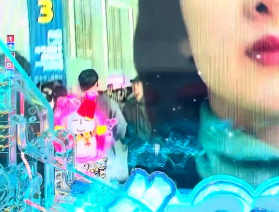パチンコP冬のソナタ My Memory SWEET Versionの赤保留画像