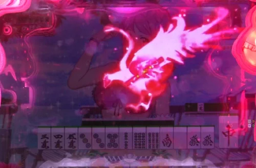 パチンコP【超甘LT】華牌RR 1/49×99de遊タイムの保留変化煽り画像