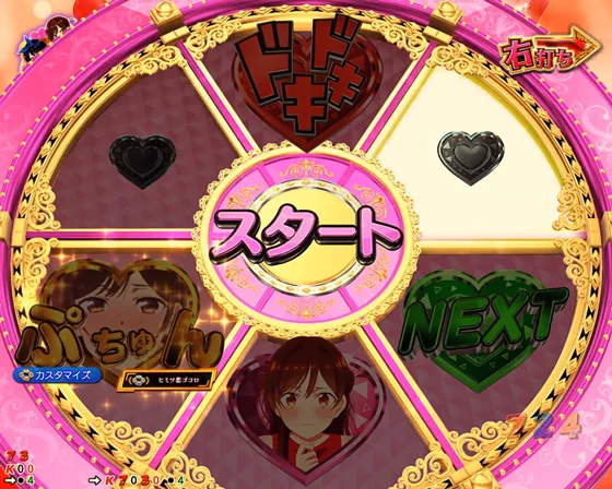 彼女、お借りします(パチンコ)のドキドキルーレット予告