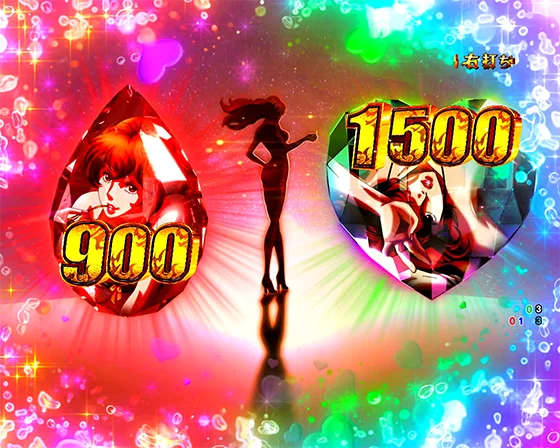パチンコPルパン三世 ONE COLLECTION 100ver.の不二子上乗せ画像