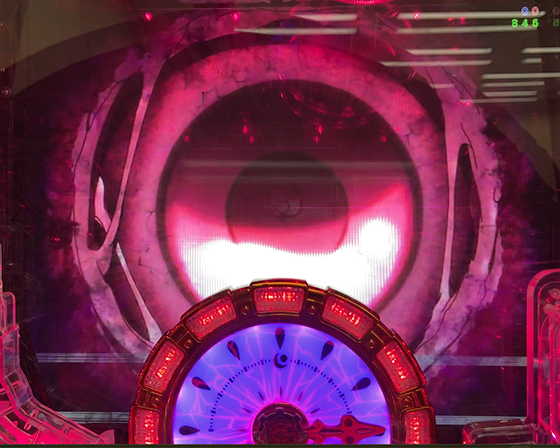 パチンコPメイドインアビス 奈落の連環蝕の「深度メーター」MAX到達画像