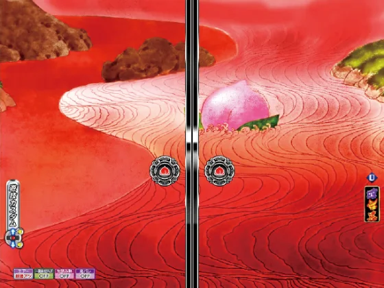 Ｐ モモキュンソード 速撃99ver.のSP発展時襖予告の画像