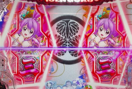 パチンコP戦国乙女7 終焉の関ヶ原 99ver.のテンパイ図柄画像