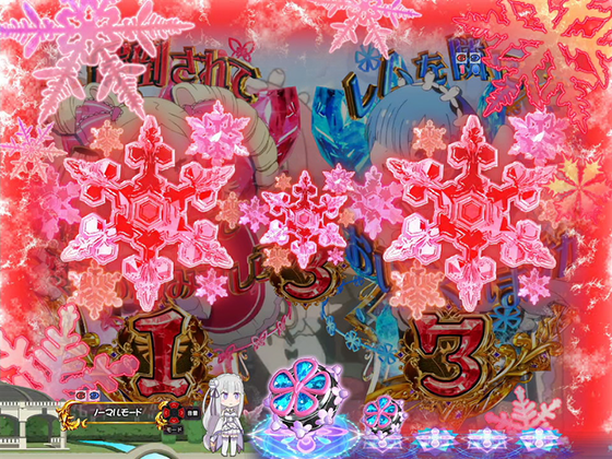 パチンコP Re:ゼロから始める異世界生活 鬼がかり 99ver.のチャンス目予告