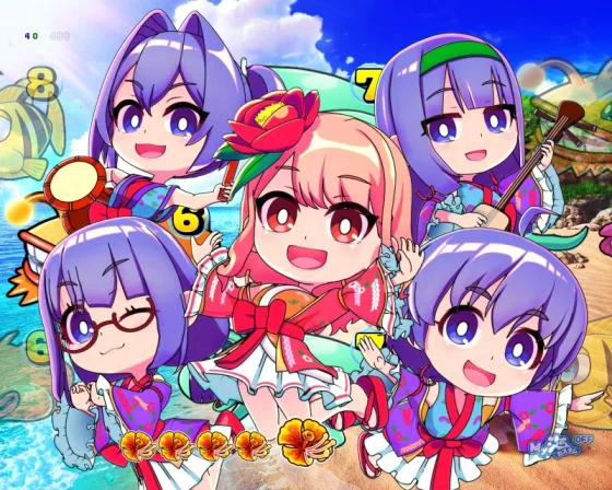 ミニキャラ5人+ジャンプ