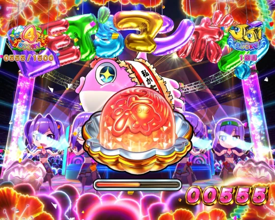 レッツマンボウボタン出現