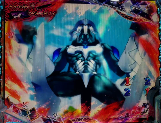 Pフィーバーうたわれるもの LT-Light ver.の豪雄激突　VSミカヅチ