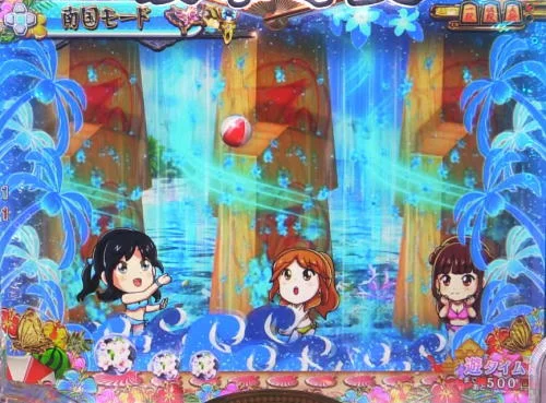 パチンコPAコマコマ倶楽部with坂本冬美89確変ループ10ラウンド極のミニキャラステップアップ予告