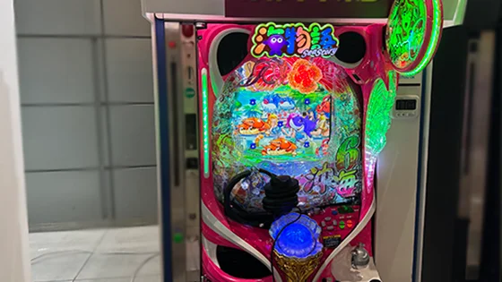 みんなのパチンコ・パチスロサミット 2025のBluetooth/有線イヤホン遊技機（Pスーパー海物語IN沖縄6）