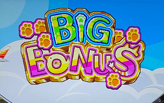 ビッグボーナスの突入画面