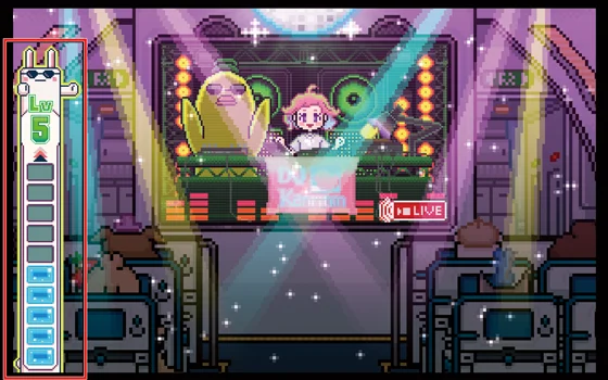 BB中の択当てレベルメーター