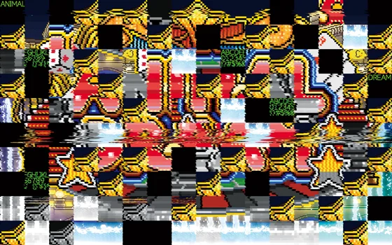 ST突入画面が乱れる