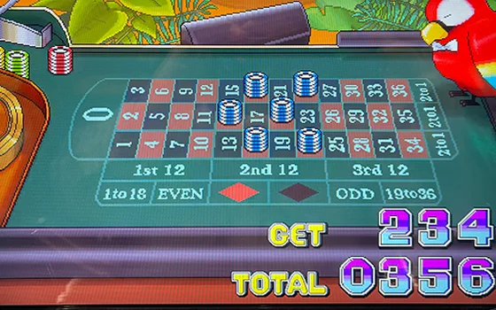 ジャングルボーナス終了時のチップの置き方（1）