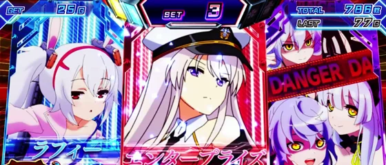 L アズールレーン THE ANIMATIONの攻撃パネル選択時