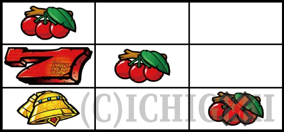 スマスロ バベルの弱チェリーの停止型